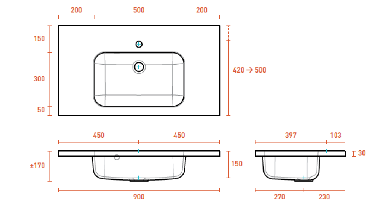 tekening van basic duo 140