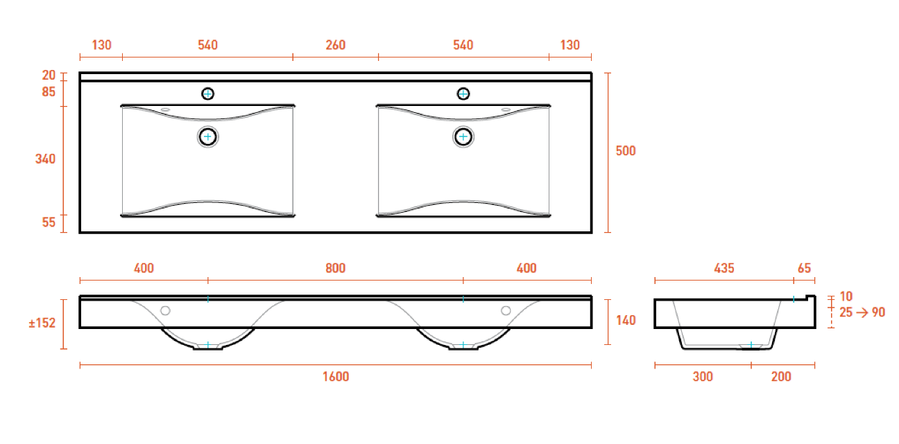 tekening van basic duo 140