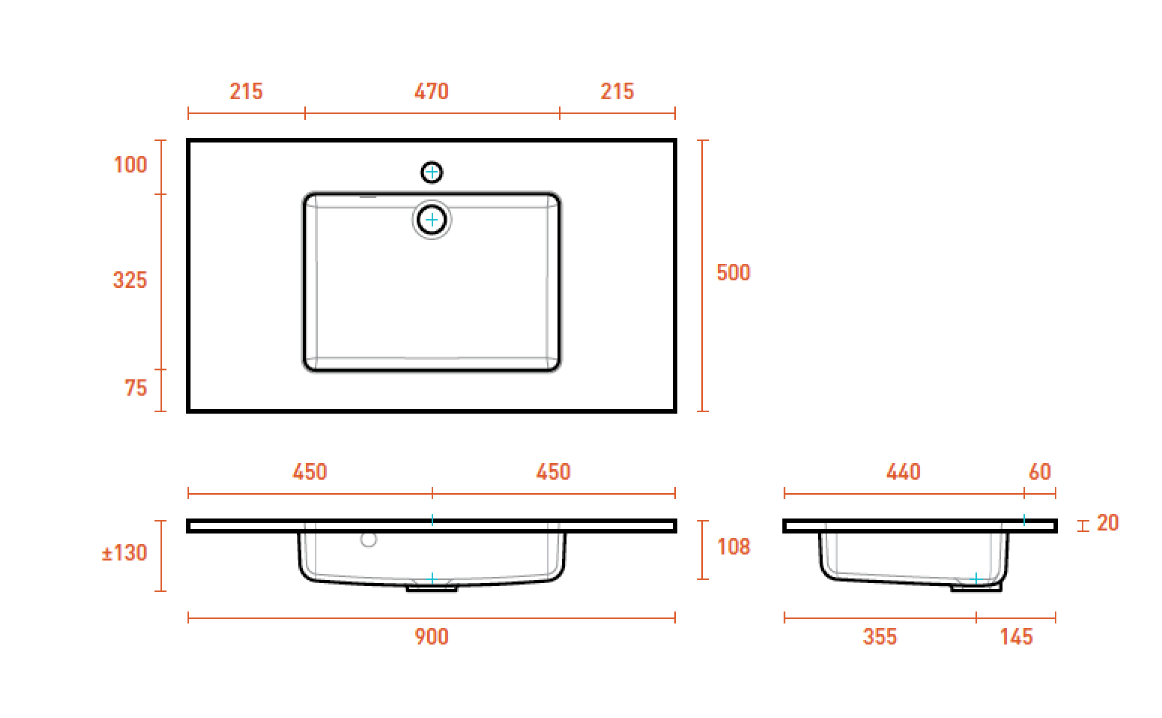 tekening van basic duo 140